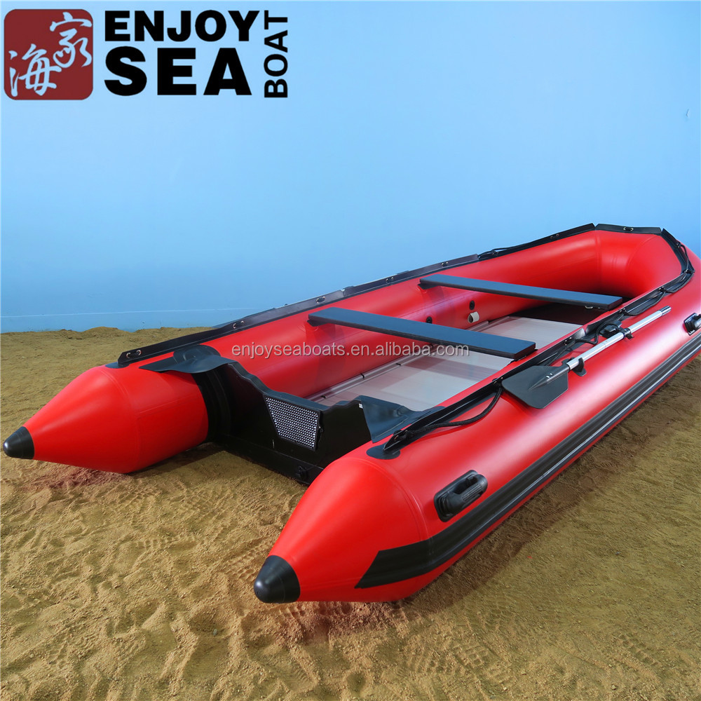 Czerwona pontonowa łódź wędkar – Fishing Boat Inflatable recenzja i cena